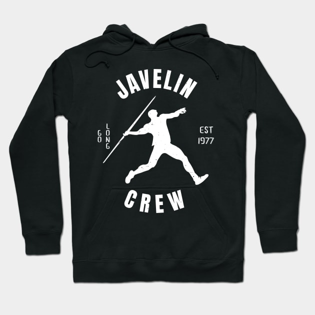 Mens Athletics Javelin Crew Athlete Gift Hoodie by atomguy